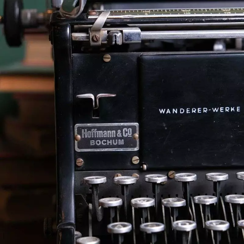 Office typewriter from Continental with antique glass keys