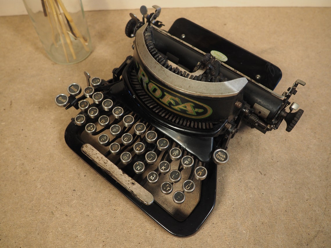 Typewriter ROFA (1924) rare antique typewriter vintage schreibmaschine original vtg writing machine machine