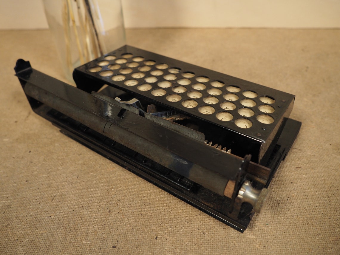 Typewriter American Visible index typewriter 1891 rare antique typewriter display piece original writing machine