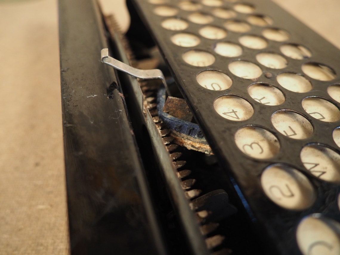 Typewriter American Visible index typewriter 1891 rare antique typewriter display piece original writing machine
