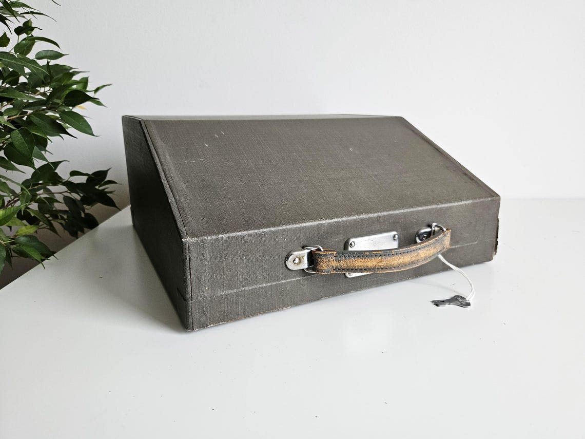 Erika Model 10 a portable working vintage typewriter from the 1950s