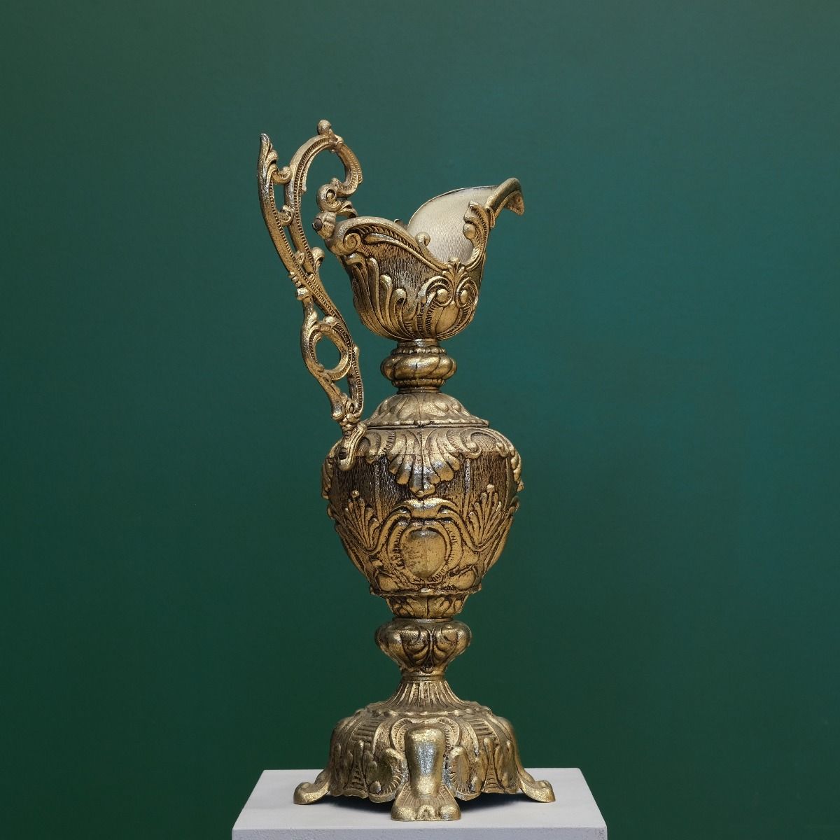 Italian Decorative Jug,Italian Peltrato decorative jug