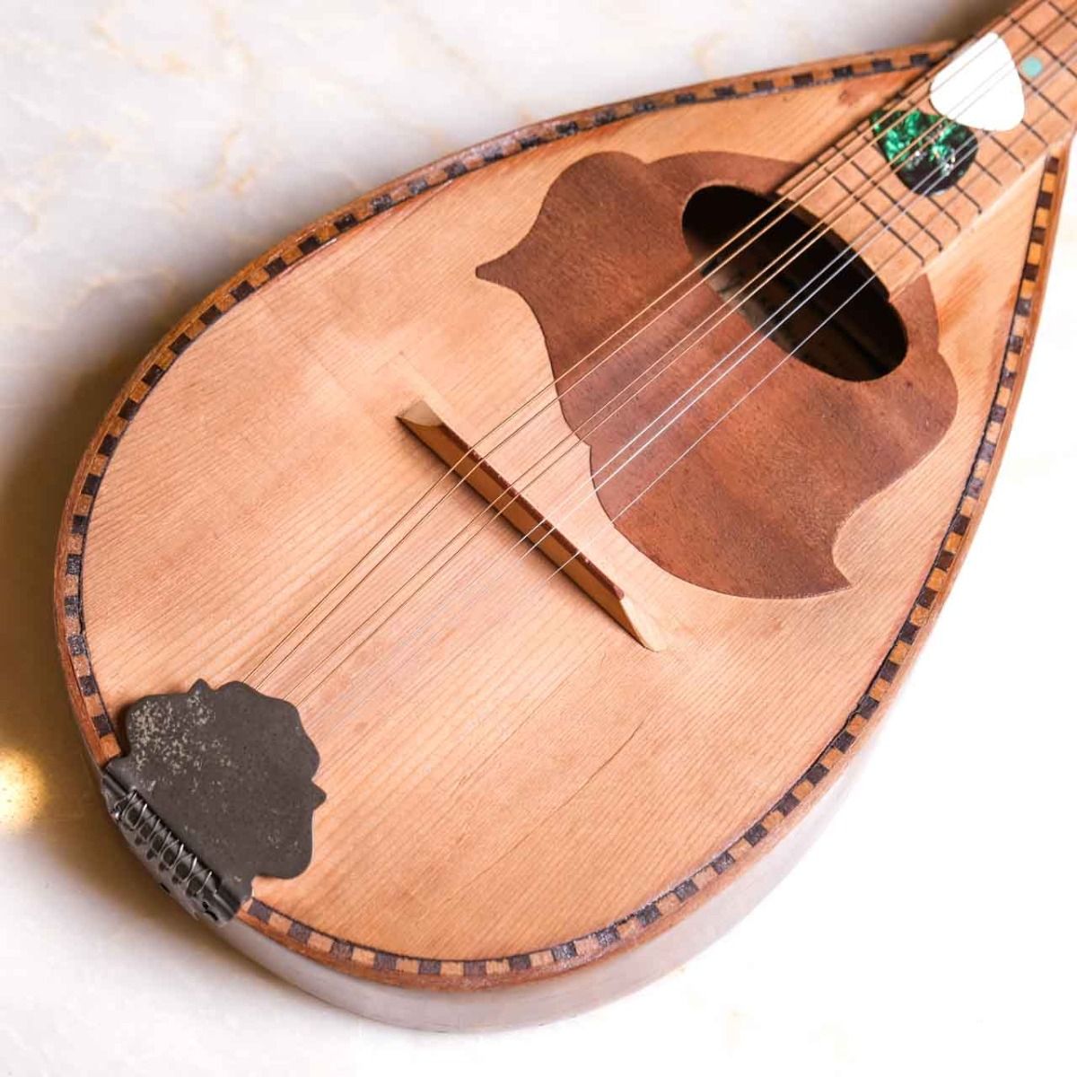 Vintage Mandolin, Antique Musical Instrument, Retro musical instrument