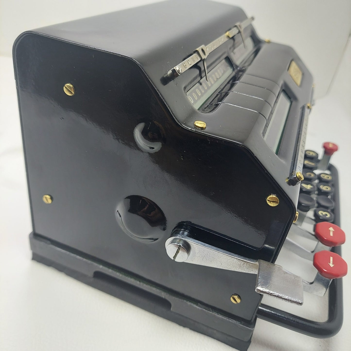 Antique Facit 1948 model Mechanical Calculator. Rare model. Black Color Calculator