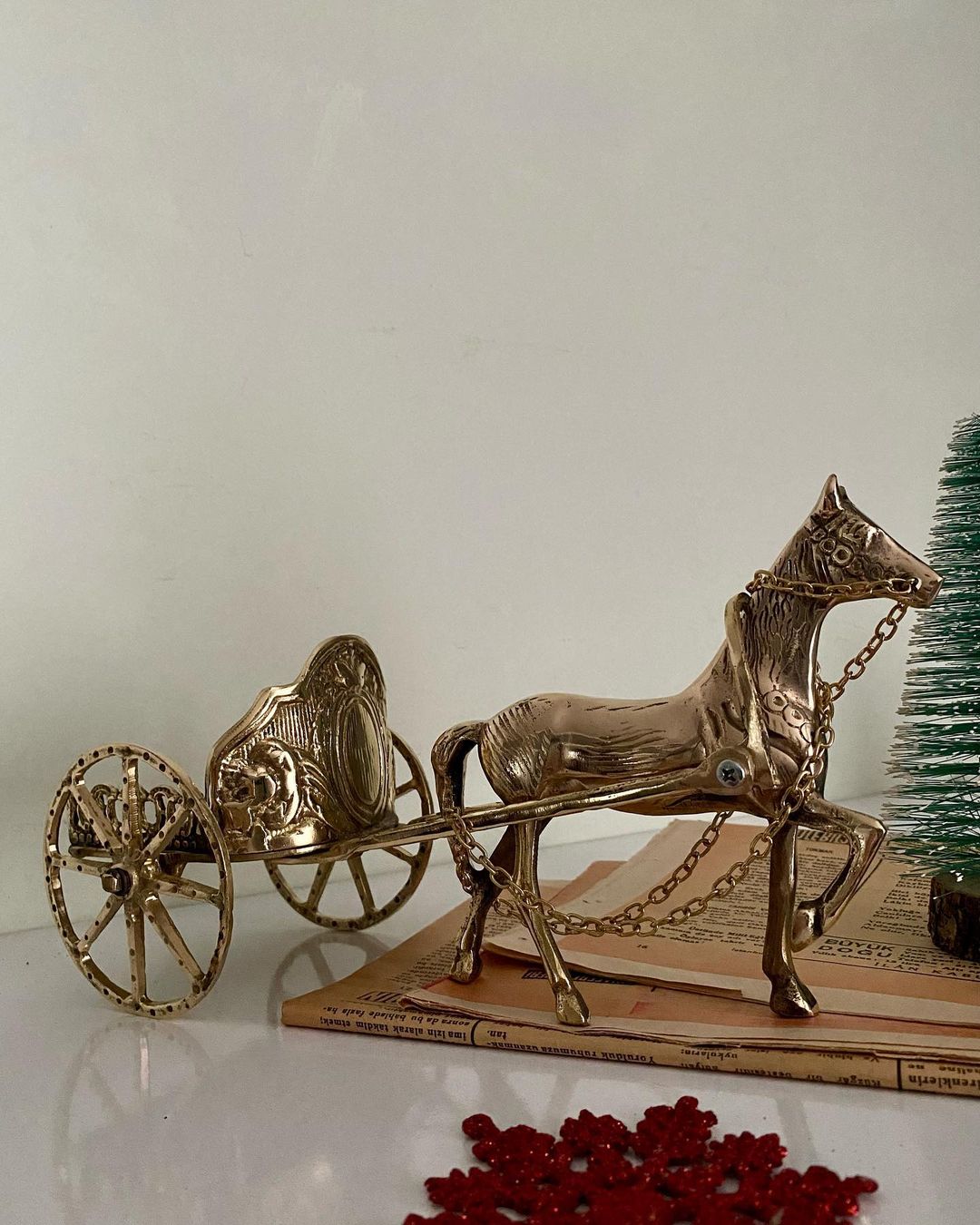 Antique Brass Russian Car