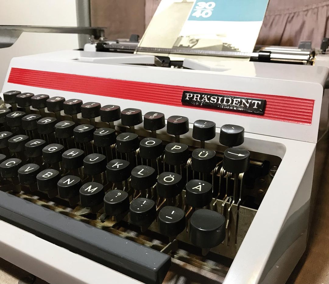 1960's Antique German Prasident Typewriter