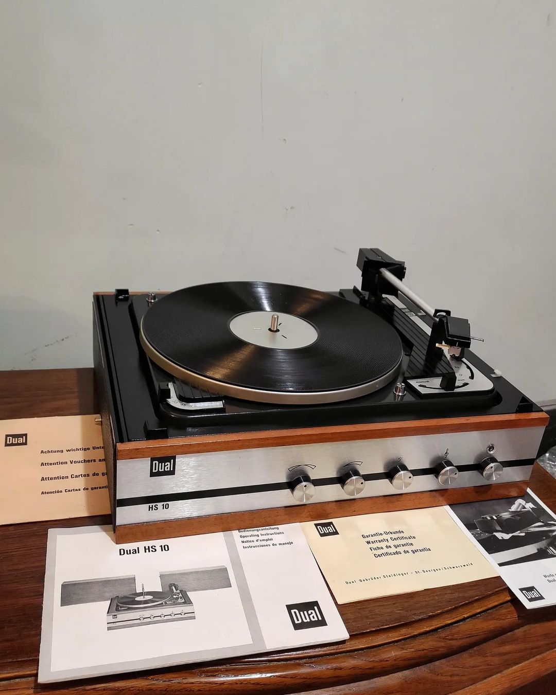 Dual brand HS 10 model record player