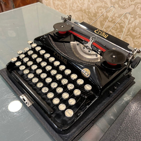 1920's Germany  Erika brand model 5 portable typewriter