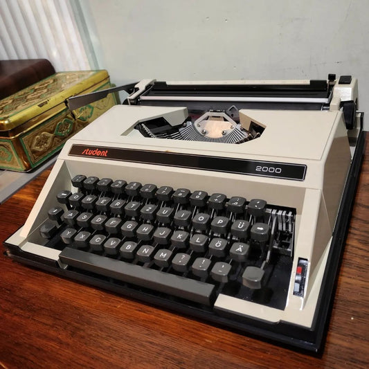 1970's Germany  Student brand 2000 model portable typewriter