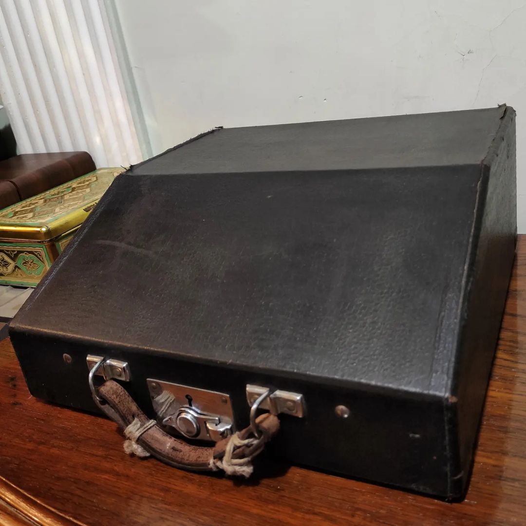 1930's Germany 3rd Reich Era  Continental brand portable typewriter with serial number 207735 belonging to Heinrich Elbert