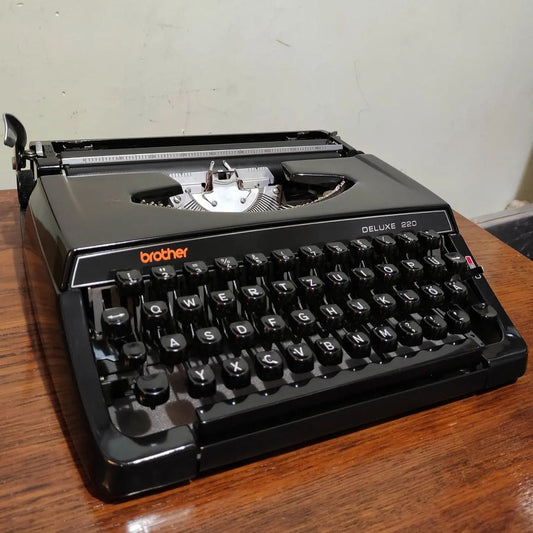 1970's Japan  Brother brand Deluxe 220 model portable typewriter