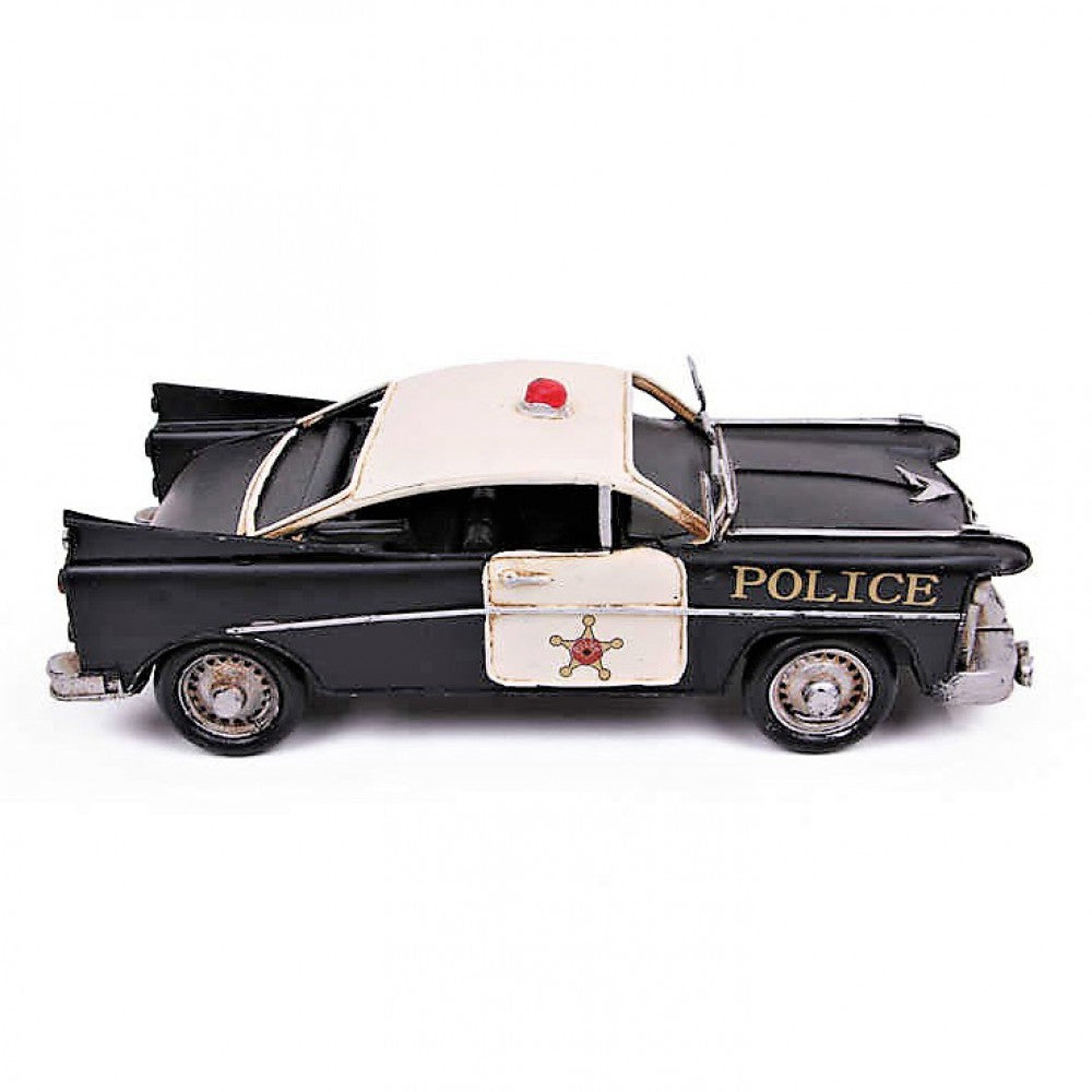 Metal American Police Car Decorative