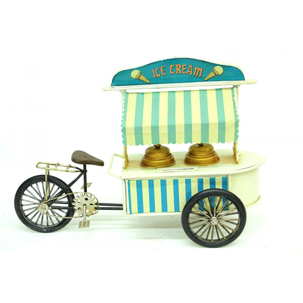 Metal Ice Cream Car with Piggy Bank