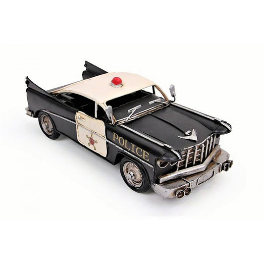 Metal American Police Car Decorative