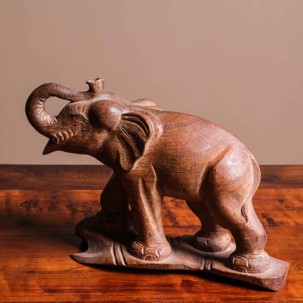Wooden Elephant  Sculpture