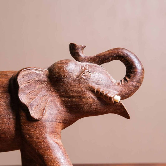 Wooden Elephant  Sculpture