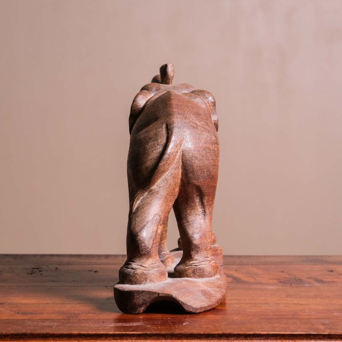 Wooden Elephant  Sculpture
