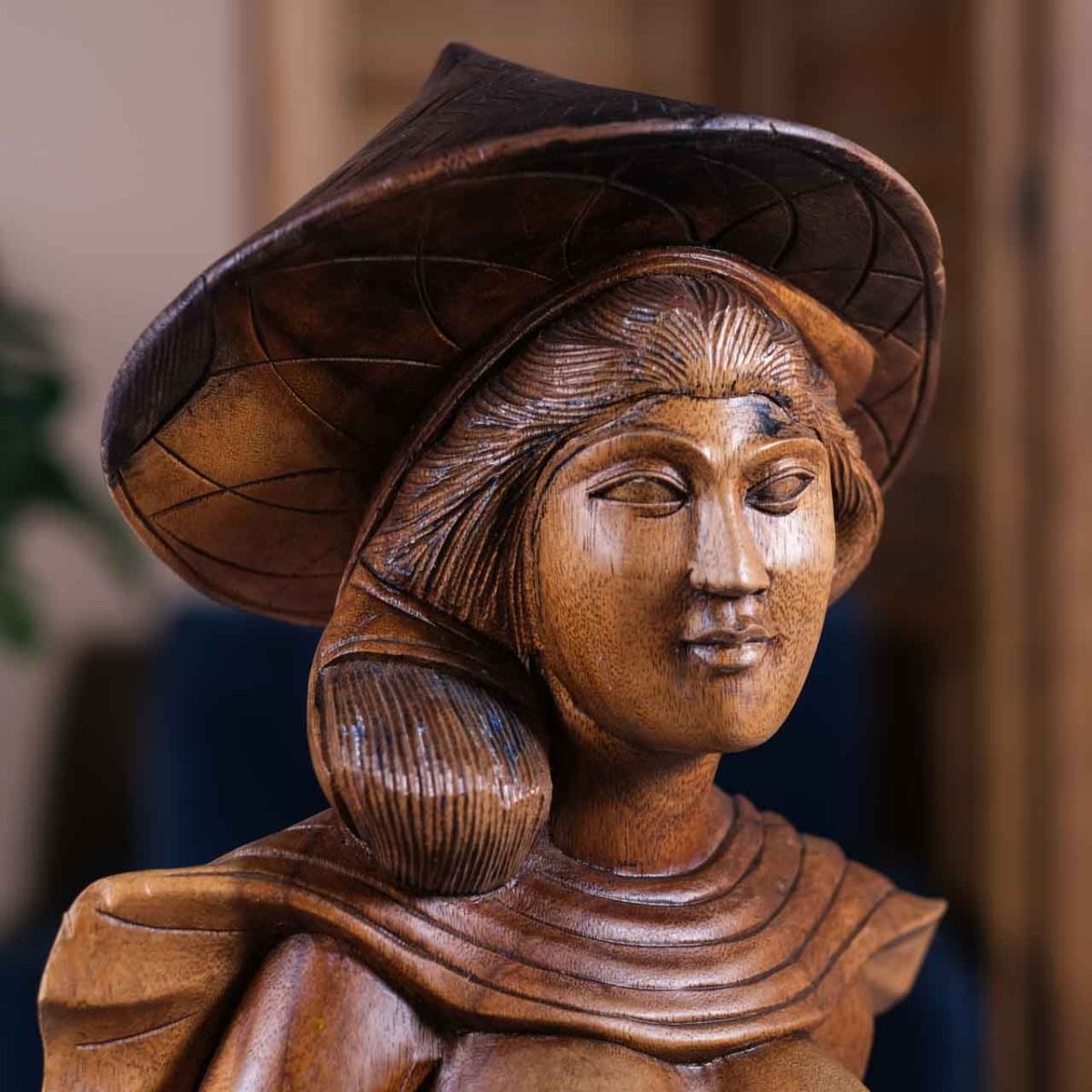 Wooden Sculpture Woman Nude  (Big Size)