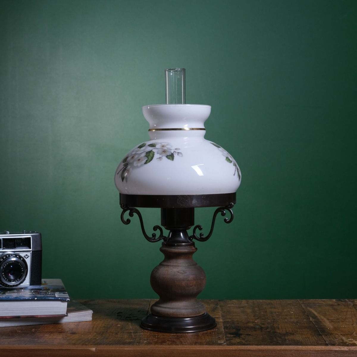 Wooden Base Lampshade