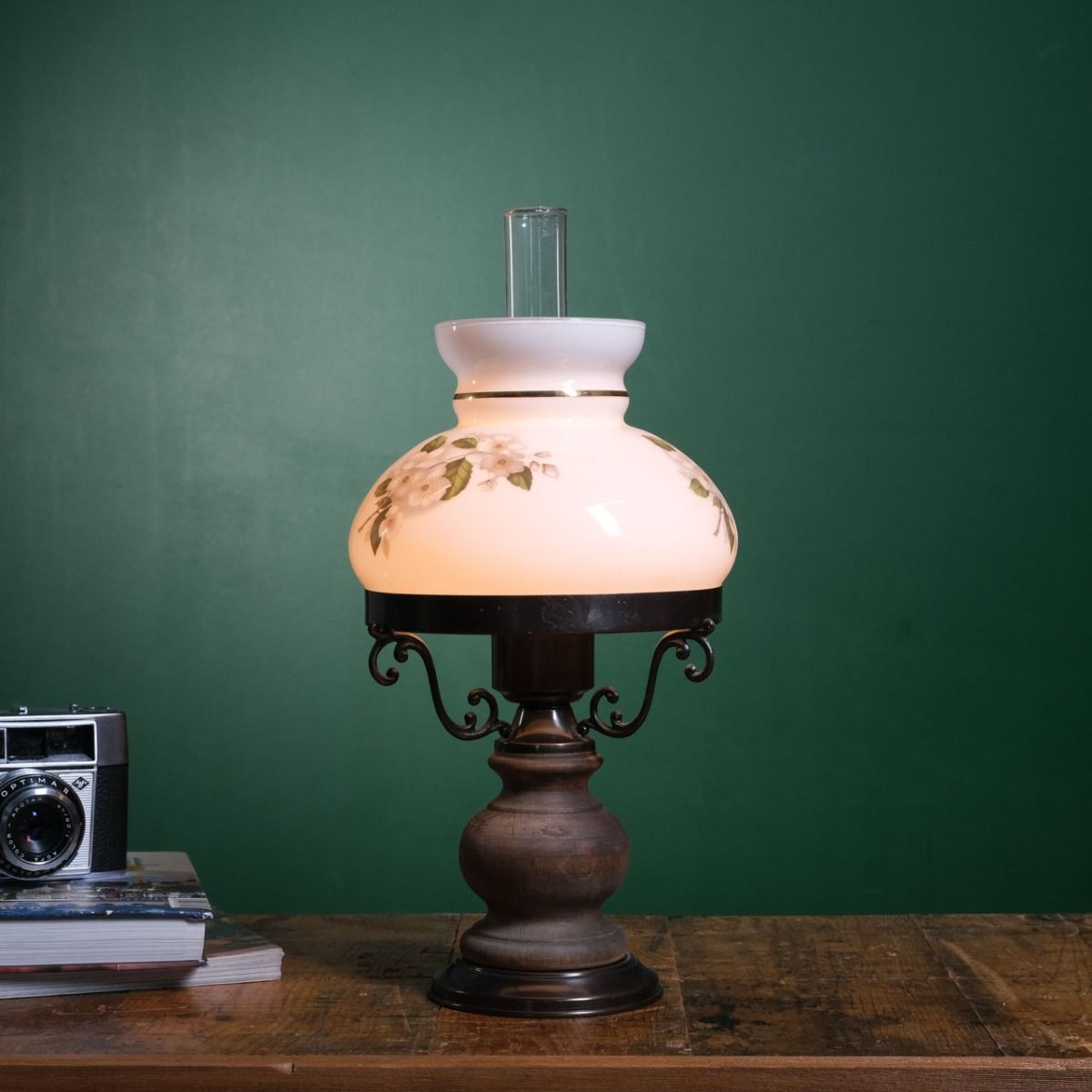 Wooden Base Lampshade