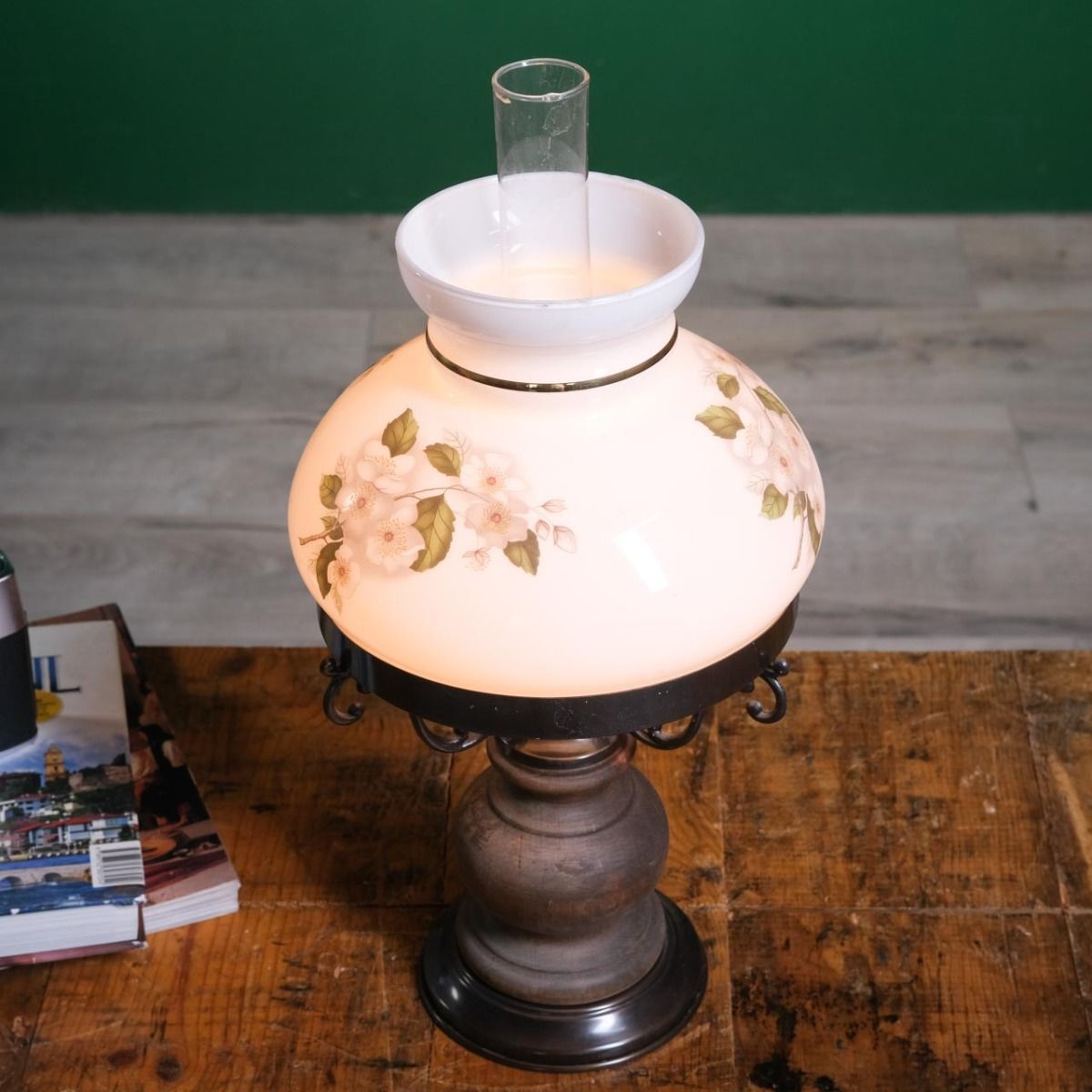 Wooden Base Lampshade