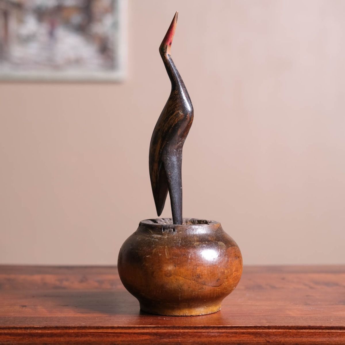 Wooden Bird Trinket
