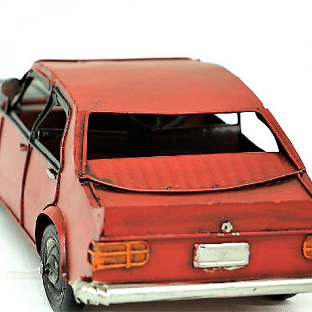 Metal Nostalgic Red Chevrolet Silverado Car