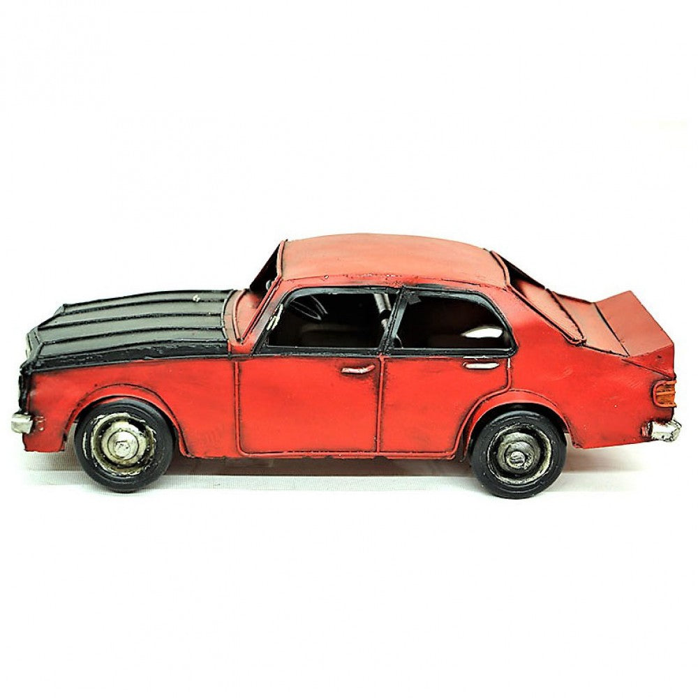 Metal Nostalgic Red Chevrolet Silverado Car