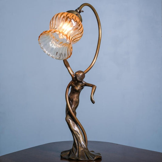 Bronze Lampshade Human Figured