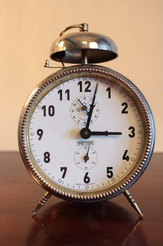 Antique Alarm Clock,Antique Peter single bell alarm clock