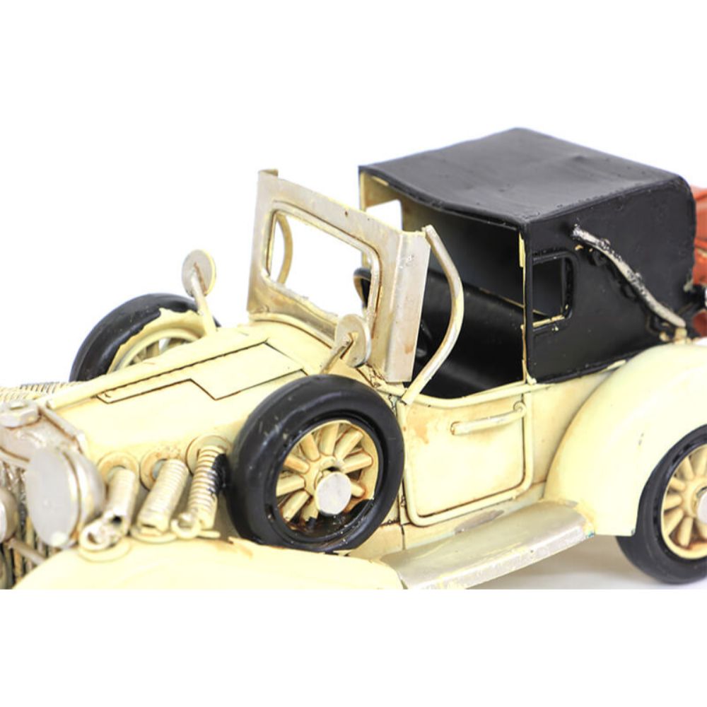 Handmade Antique Jeep Metal Car