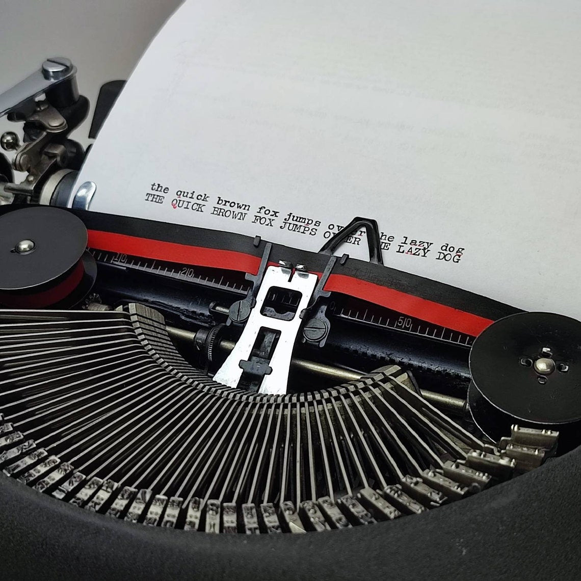 Qwerty*! Remington Rand Deluxe 5 Model Portable Typewriter, All Things are Orjinal and New!!!