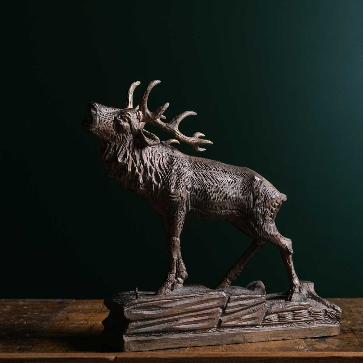 Brass Deer Sculpture