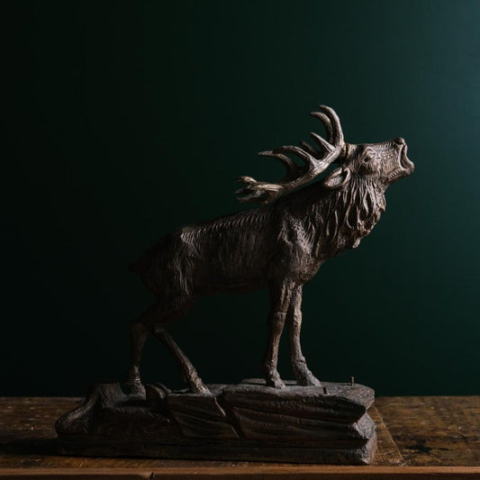 Brass Deer Sculpture