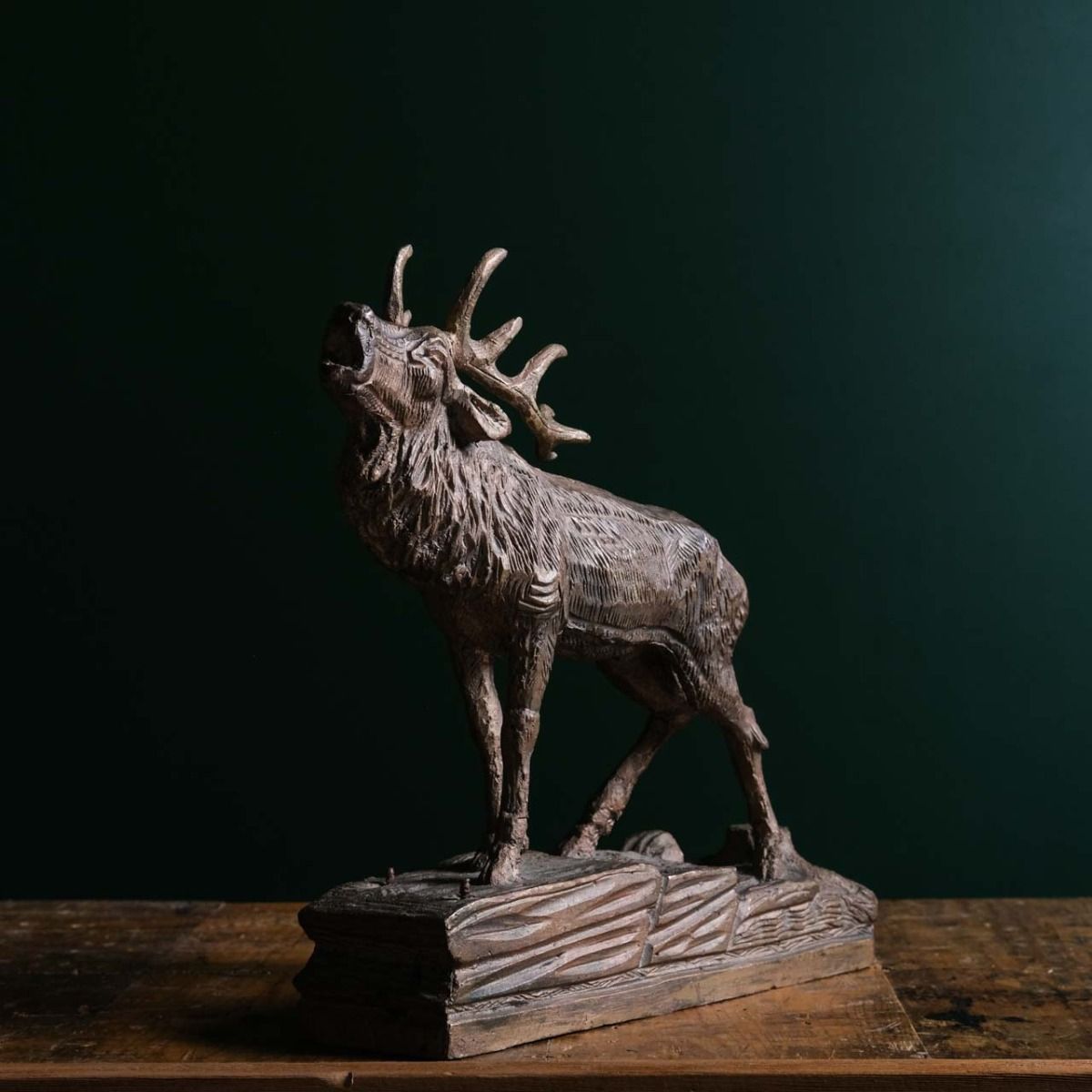 Brass Deer Sculpture