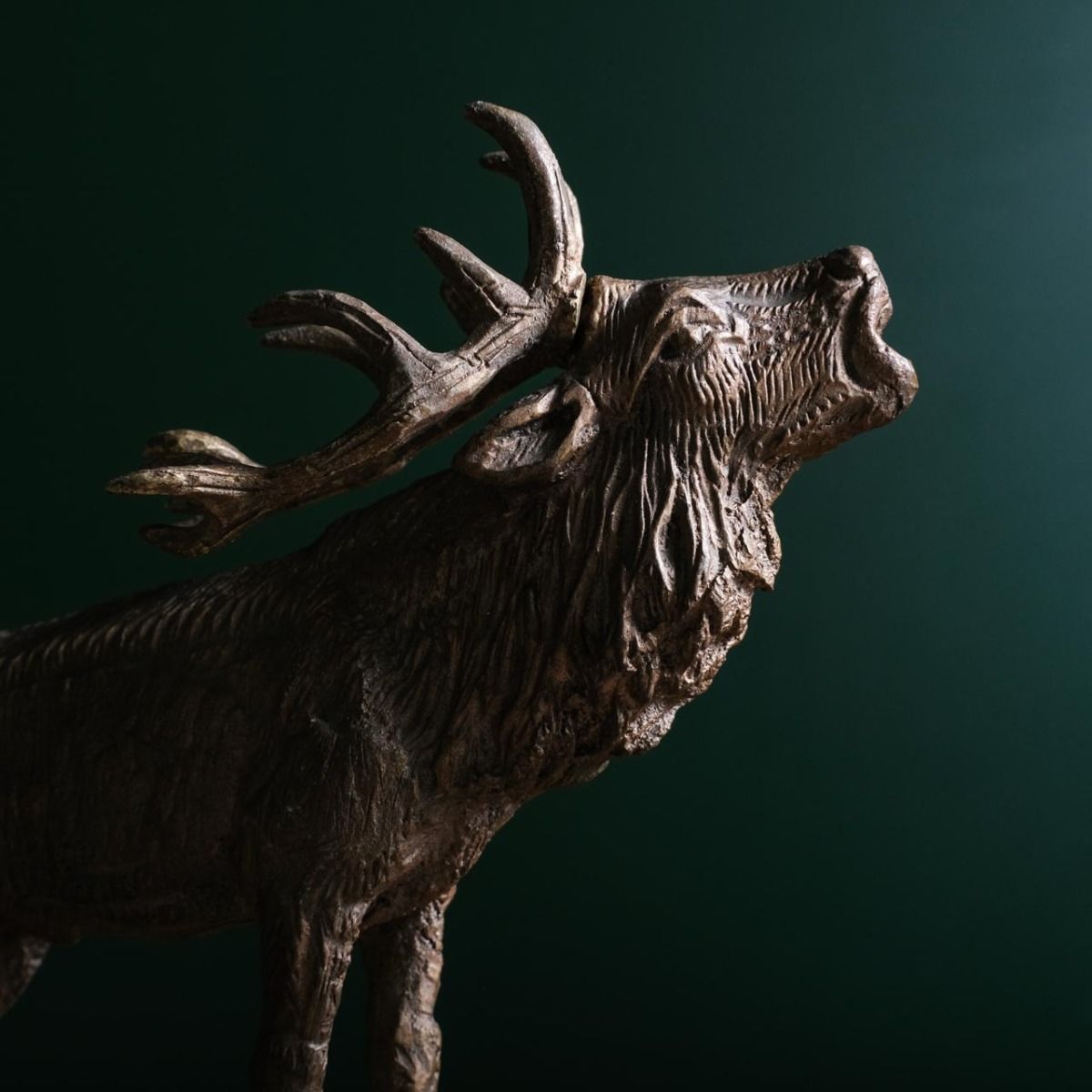 Brass Deer Sculpture
