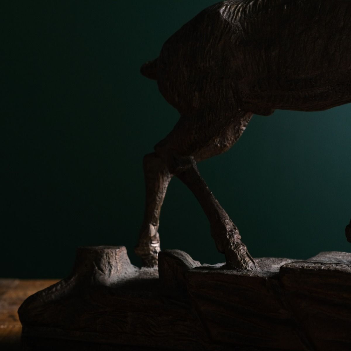 Brass Deer Sculpture