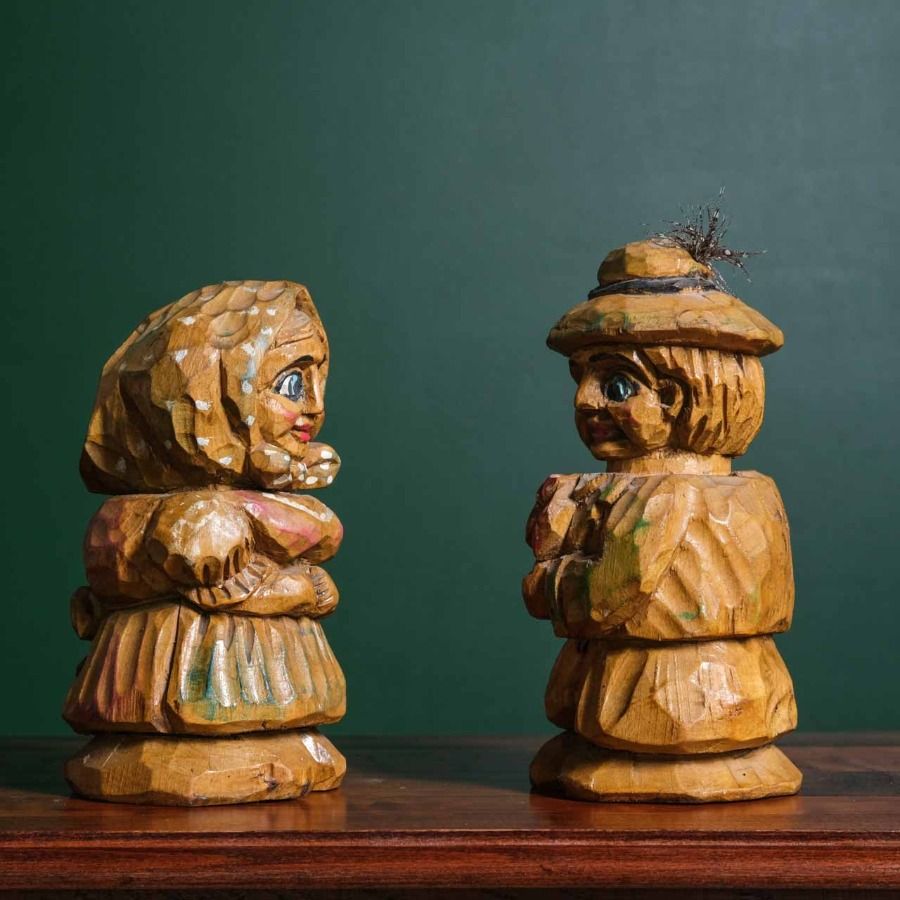 Vintage Wooden Figurines