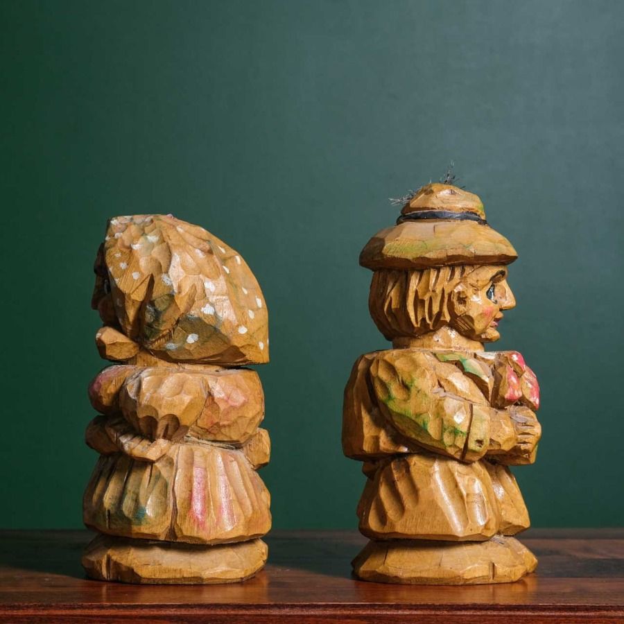 Vintage Wooden Figurines
