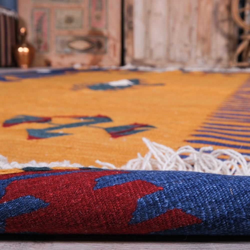 Hand Woven Carpet,Vintage Rug,Retro Carpet,Wool Carpet