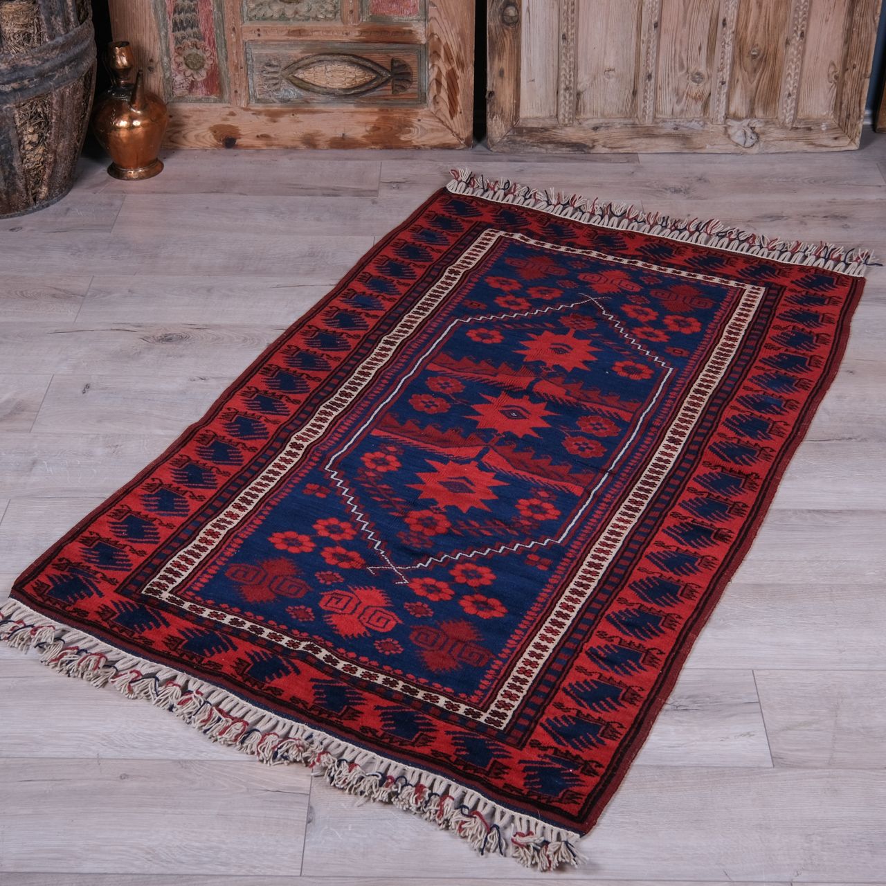 Hand Woven Carpet,Vintage Rug,Retro Carpet,Wool Carpet