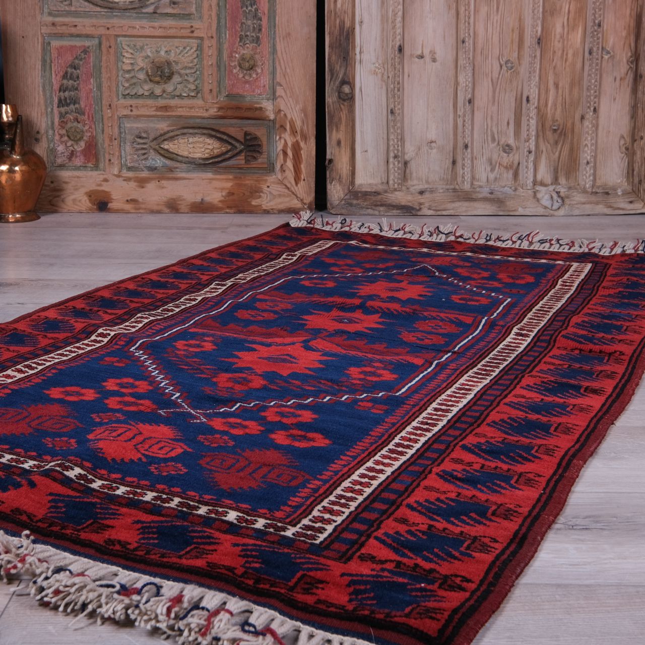 Hand Woven Carpet,Vintage Rug,Retro Carpet,Wool Carpet